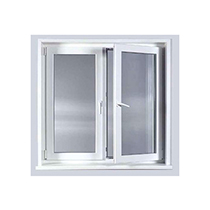 درب و پنجره دوجداره upvc در کرج - فرانسوی دو لنگه بدون ستون میانی برای نماهای خاص